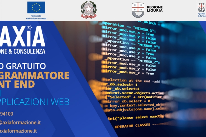 Corso gratuito per Programmatore Front-End di Siti ed Applicazioni Web