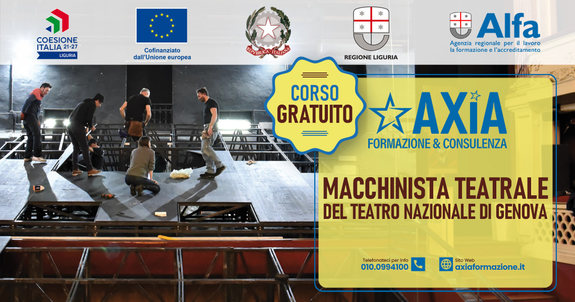 Corso Gratuito Macchinista Teatrale