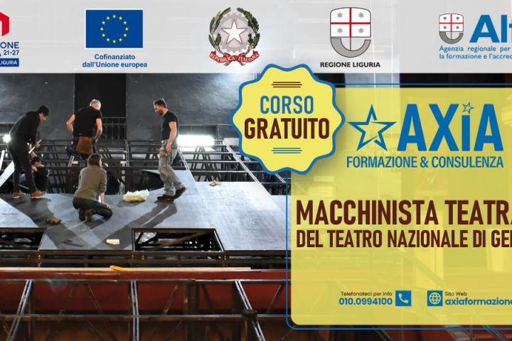 Corso Gratuito Macchinista Teatrale